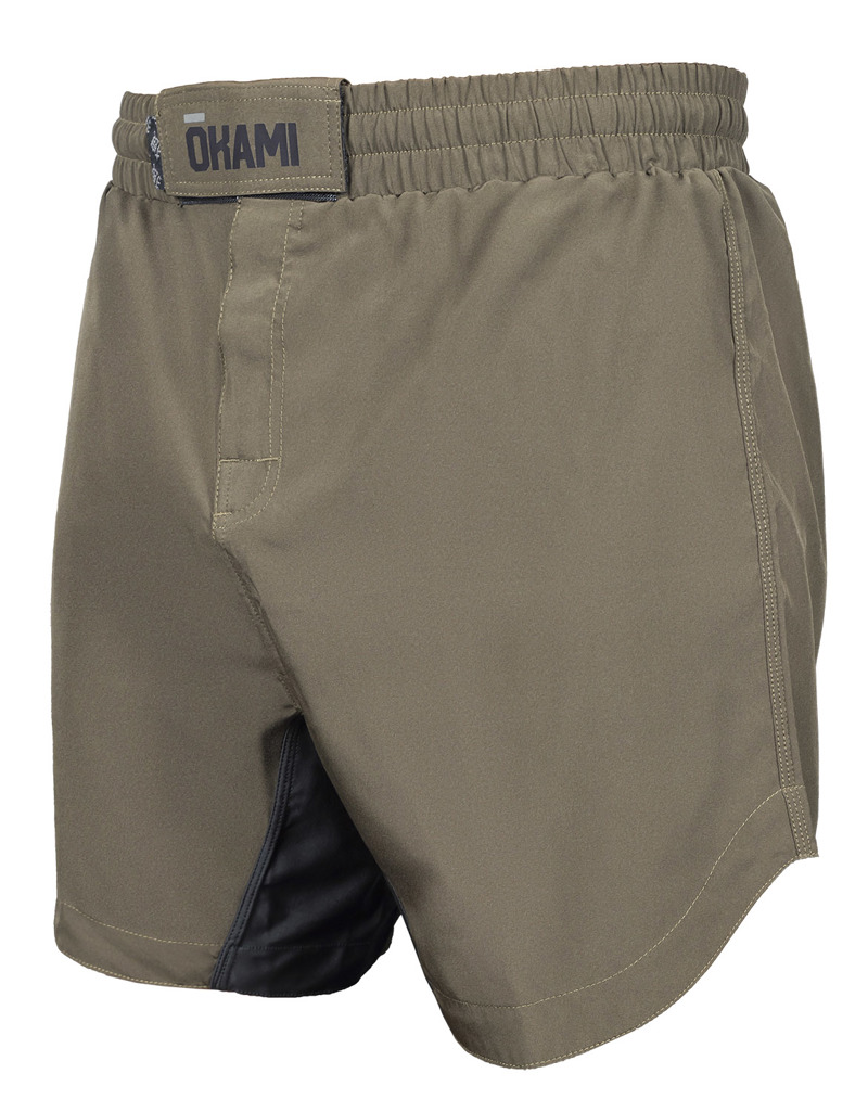 Okami kihon Fightshorts -khaki
